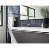 Delta Zura Collection Chrome Finish Single Handle Modern Wall Mount Lavatory Bathroom Faucet Trim Kit (Requires Rough-in Valve) 751339