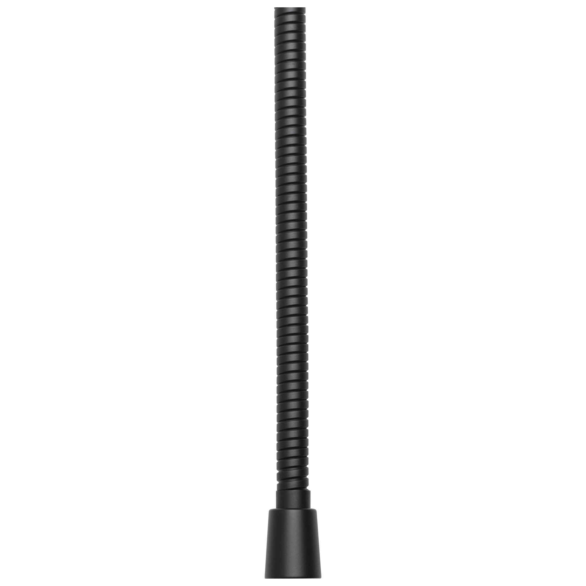 Delta Universal Showering Components Collection Matte Black Finish 60"-82" Stretchable Metal Hand Shower Hose DU495DBL60PK